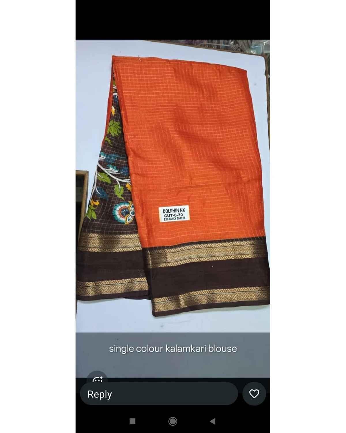 Dolphin silk fancy check sarees