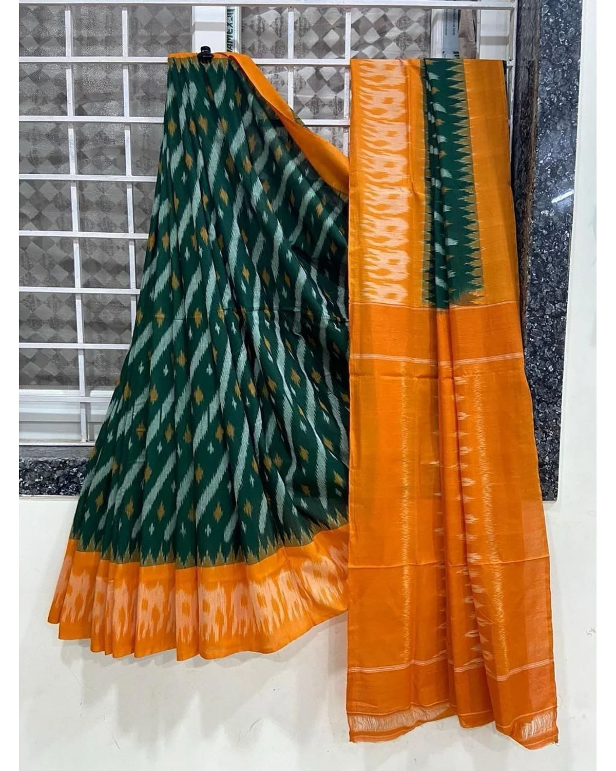 Ikkath mercerized cotton sarees