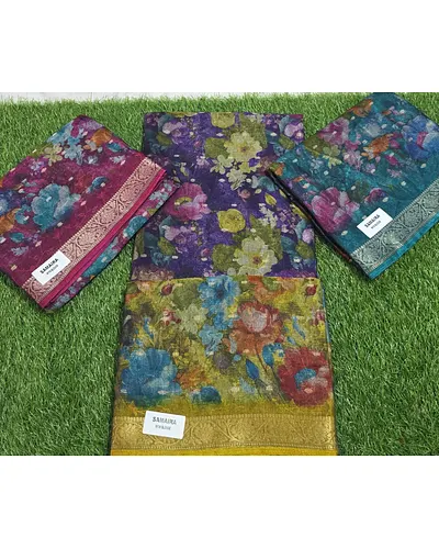Kota digital print sarees
