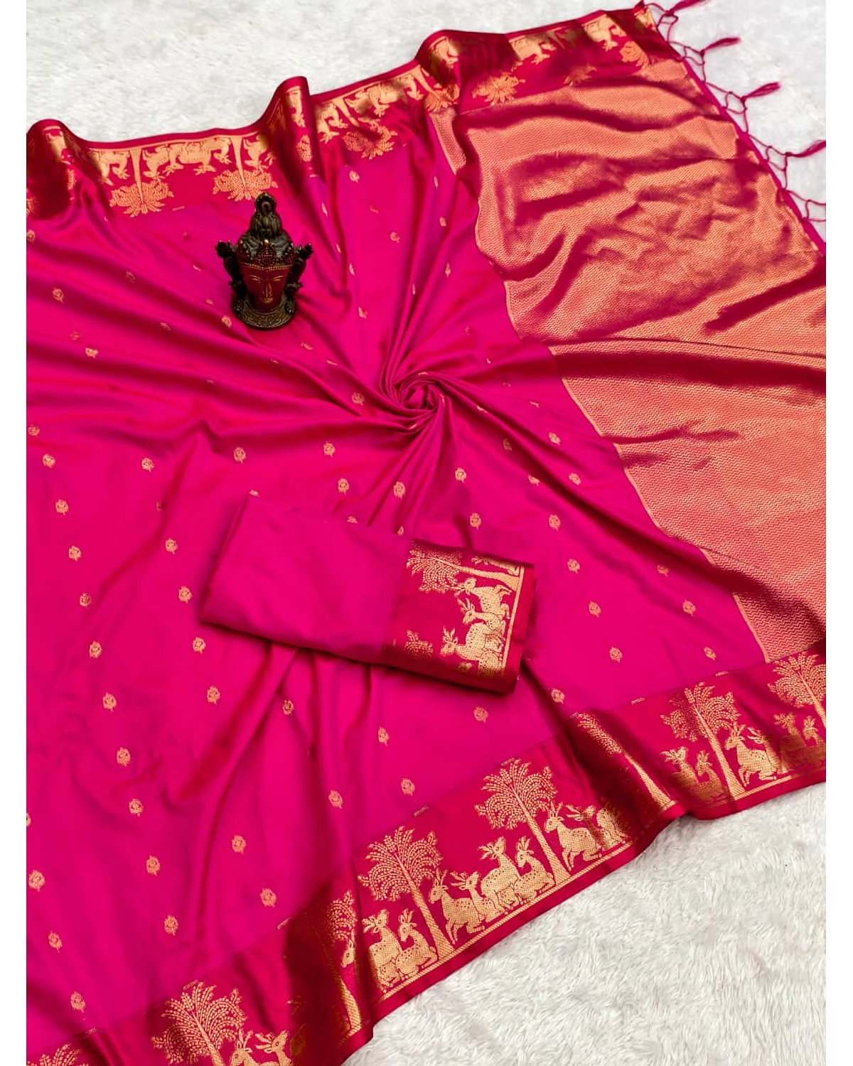Satin silk sarees