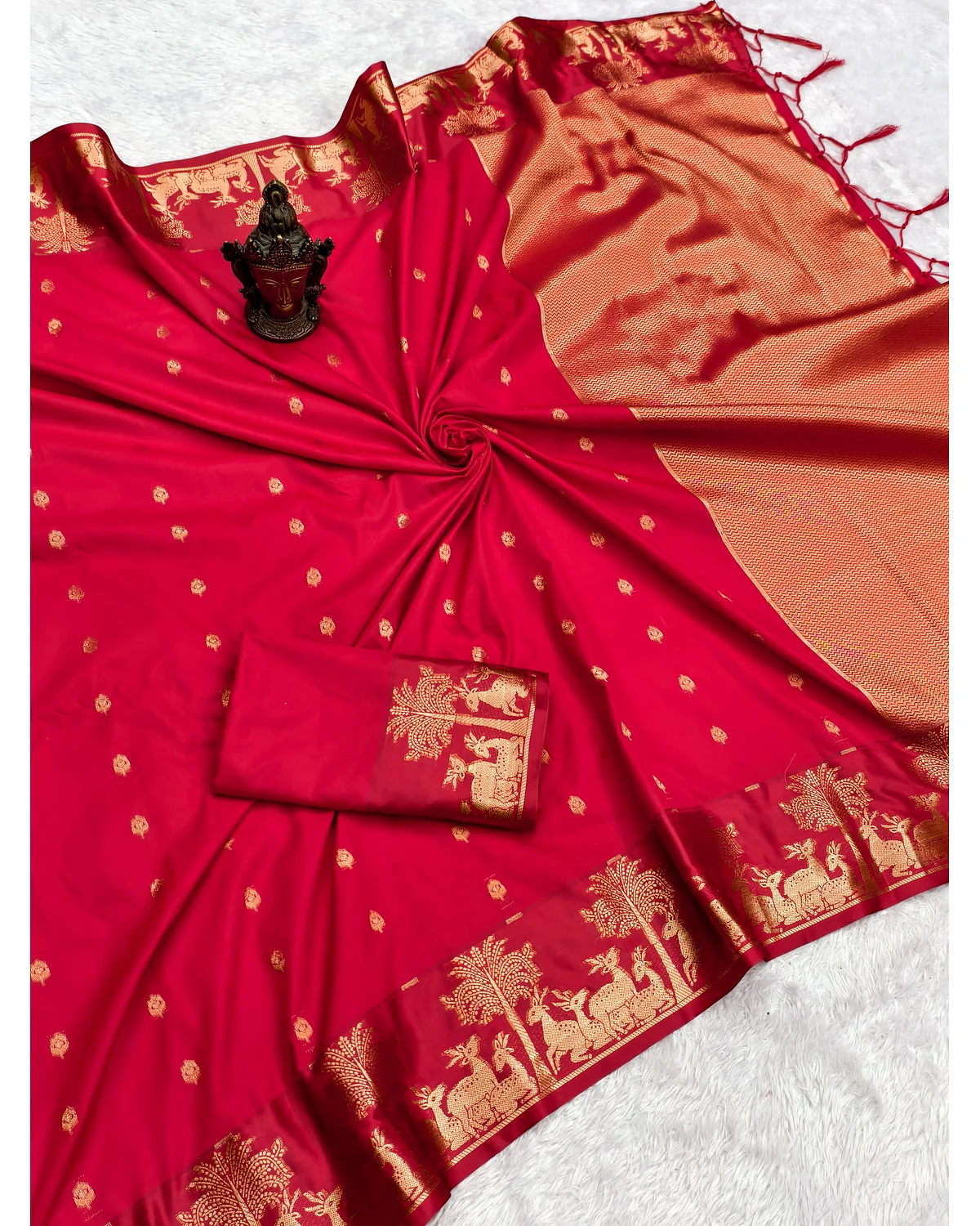 Satin silk sarees